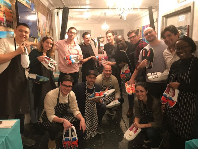 December 19: SVB Team Outing- Sneaker Painting