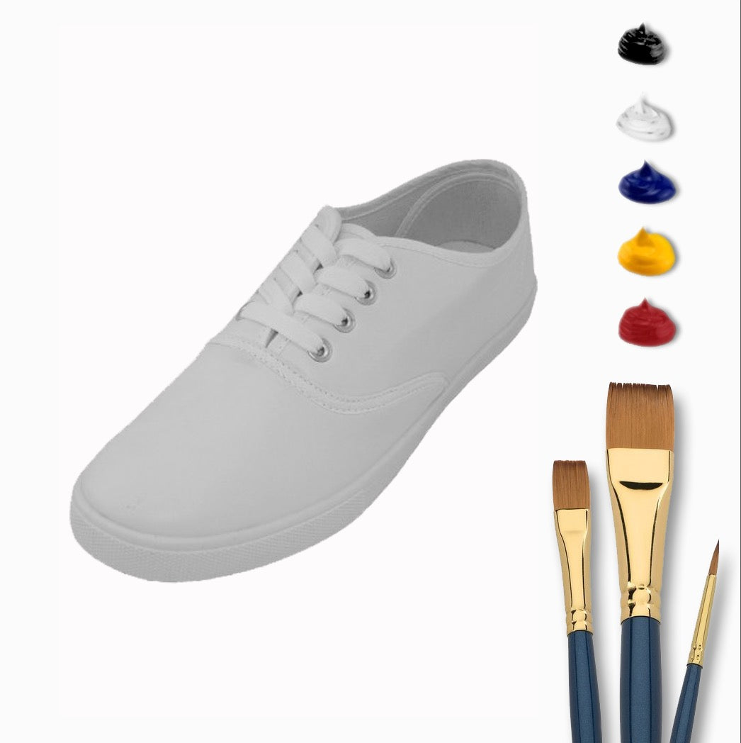 Complete Lace-Up Sneaker Painting At Home Kit